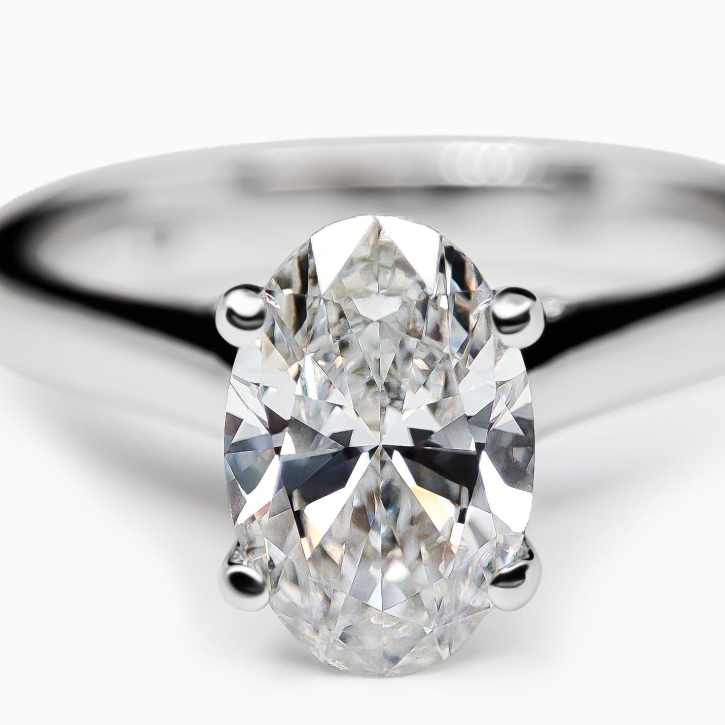 Vals Mary Oval Tektaş Yüzük