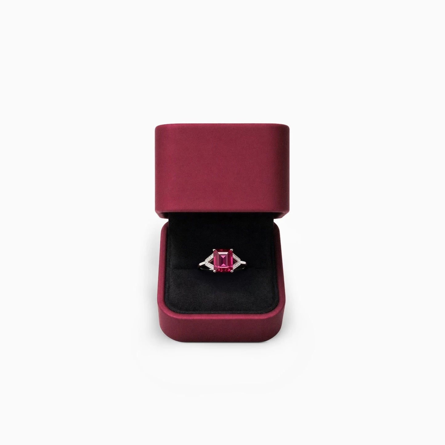 2.00 Carat Rubellite Ring