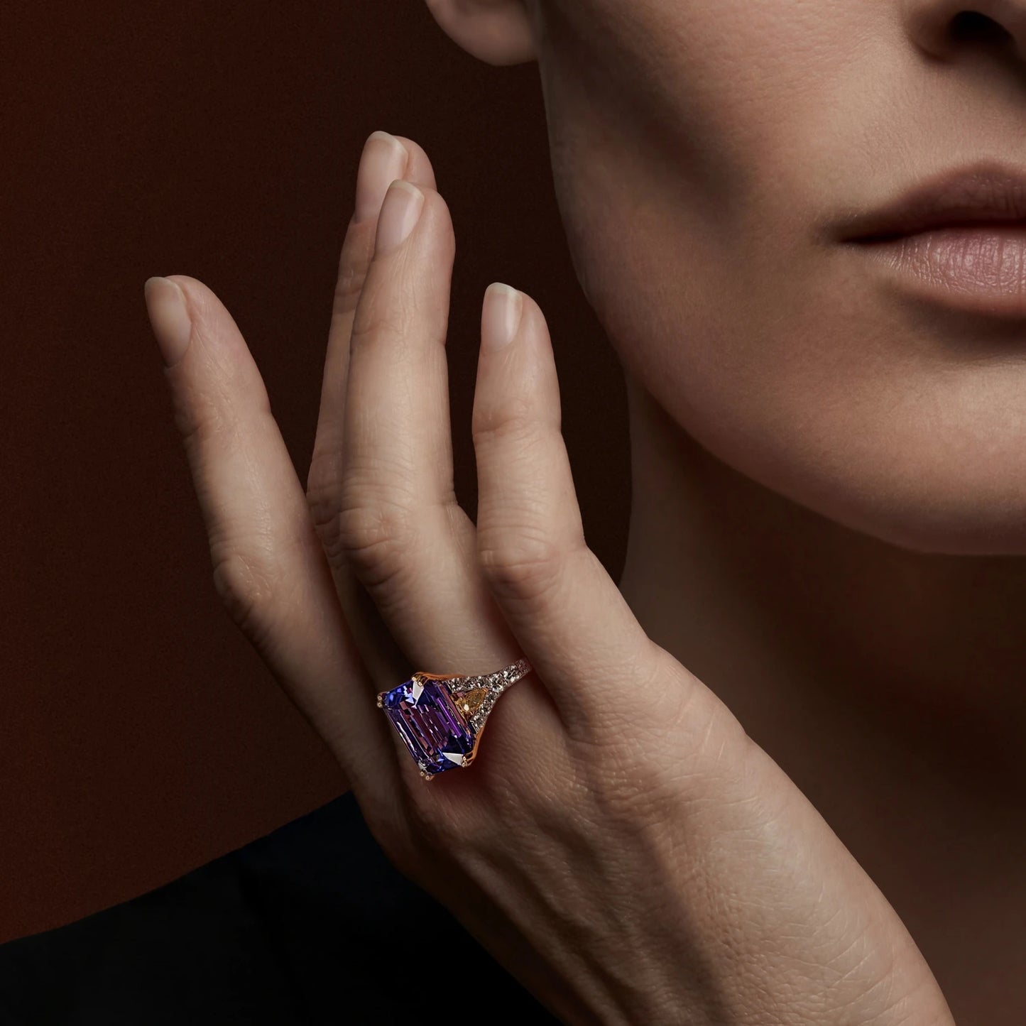 13.95 Carat Tanzanite Ring