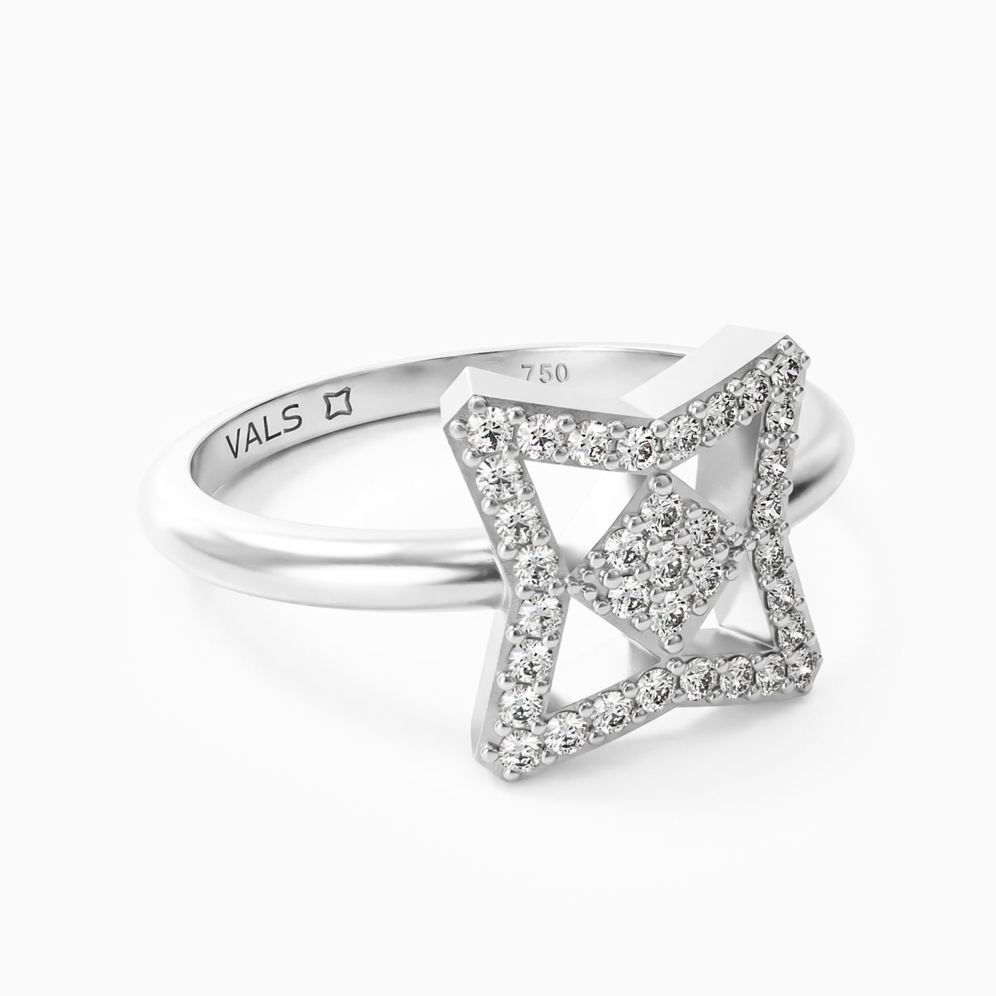 Кольцо Vals Icon Pave