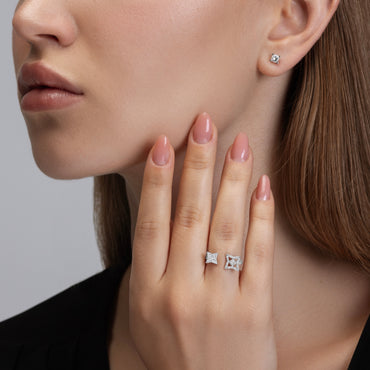 Кольцо Vals Icon Pave Open Ring