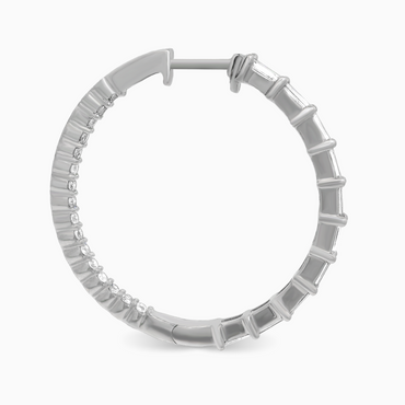 In & Out Hoop Earrings