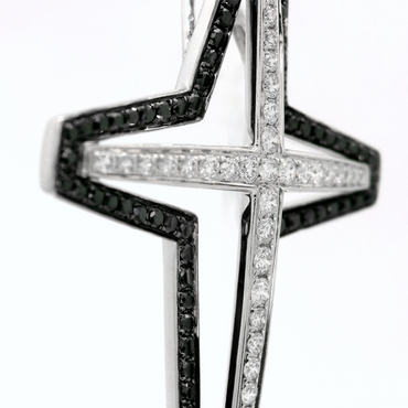Black&White Cross Pendant
