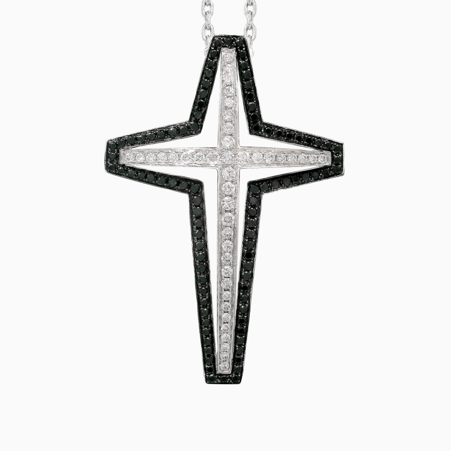 Black&White Cross Pendant