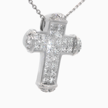 Cross With Princess Necklace
