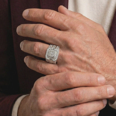 3.79 Carat Diamond Ring for Men