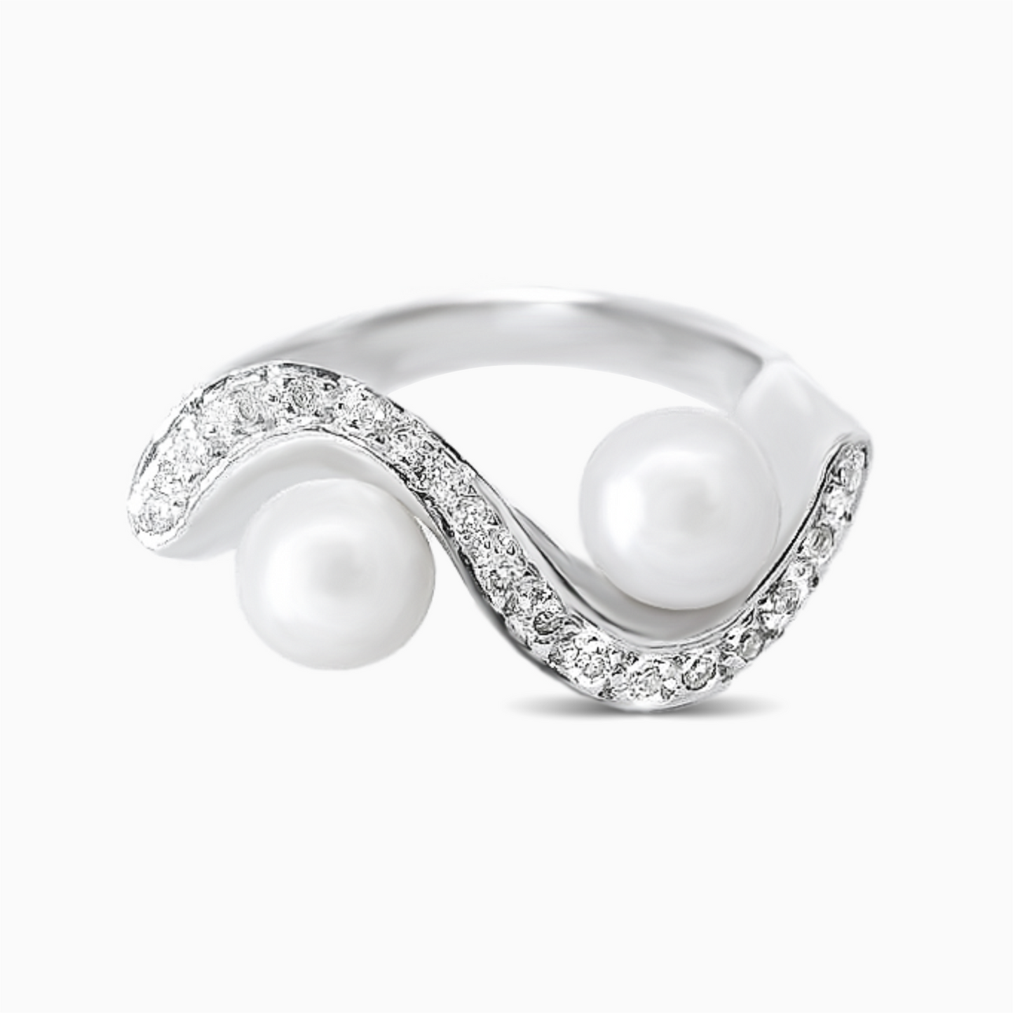 Pearl and Diamond Ring