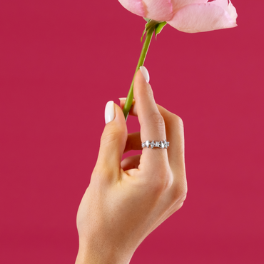 Half Eternity Diamond Ring