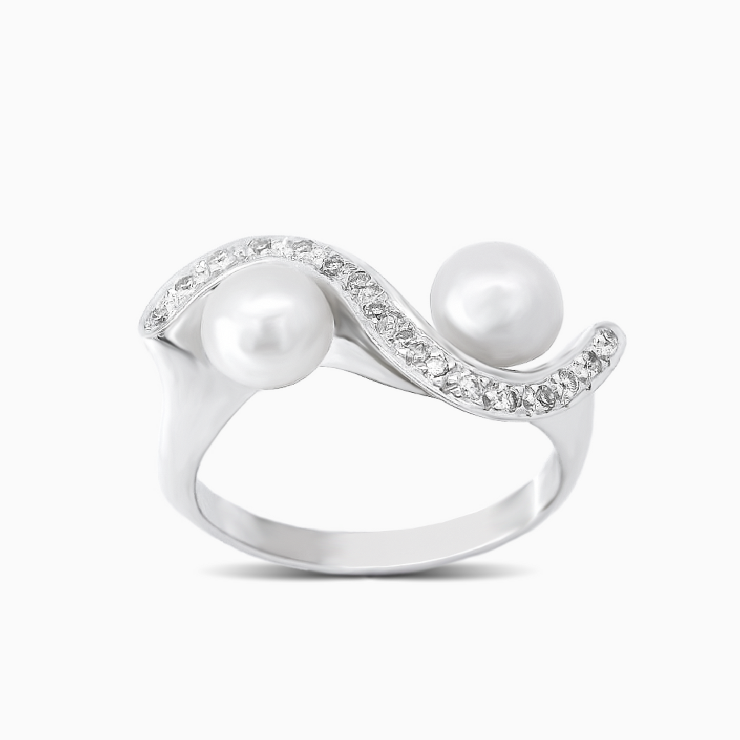 Pearl and Diamond Ring