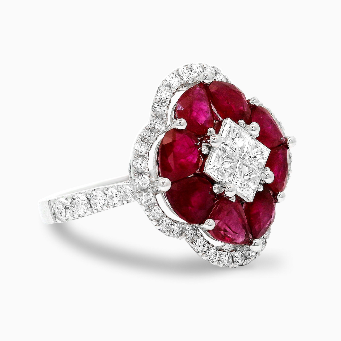 My Red Flower Ring